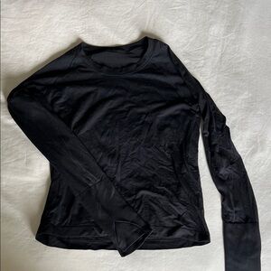 lululemon athletica Black Long Sleeve Top